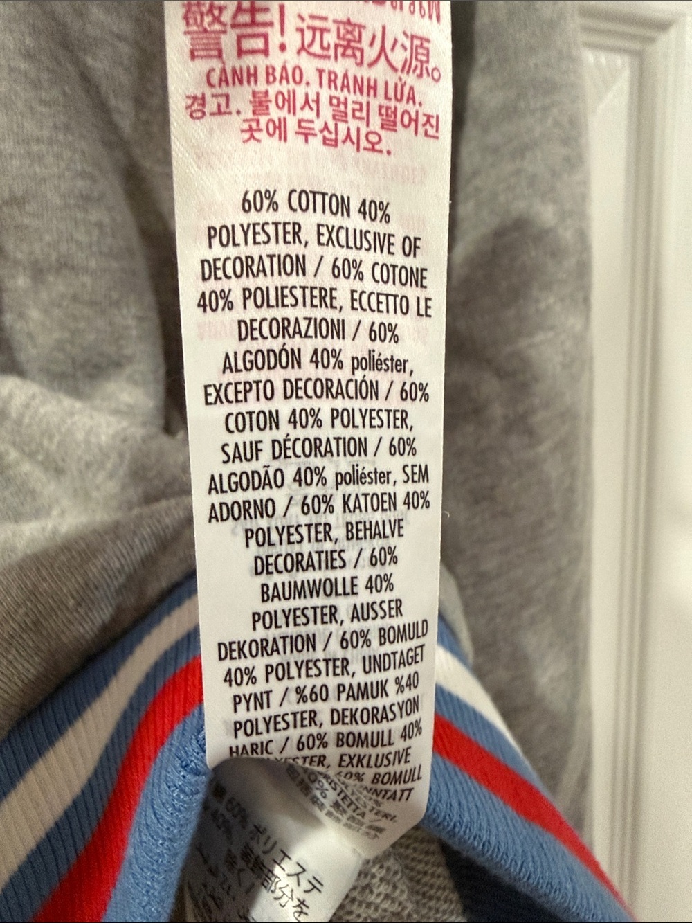 Walt Disney World USA Mickey Graphic Sweatshirt - Grey with Red & Blue retro - Picture 5 of 7